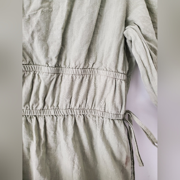 Petal & Pup Annabelle One Shoulder Dress- Sage - Picture 6 of 13